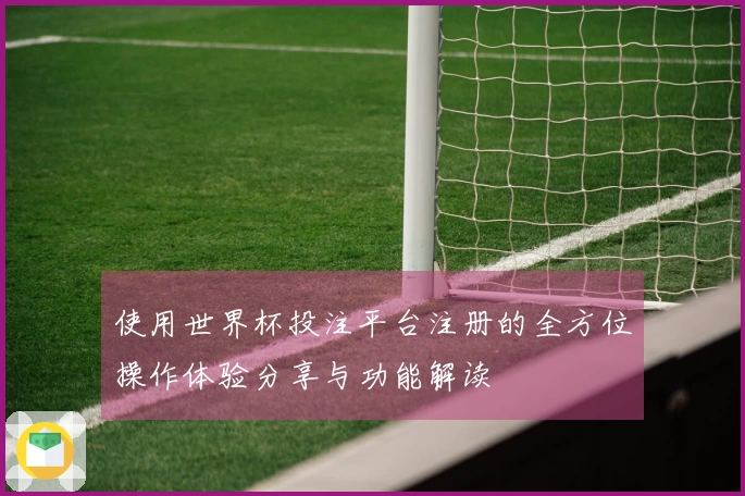使用世界杯投注平台注册的全方位操作体验分享与功能解读